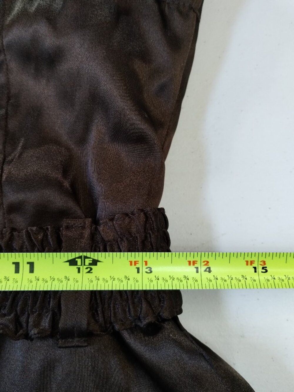 Apple Bottoms Hooded Belted Romper Brown Quilted Bling Size 5/6 - Picture 15 of 16